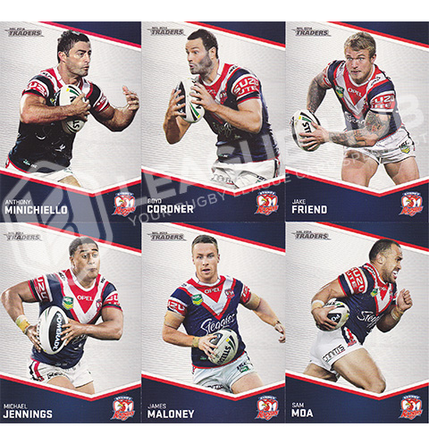2014 ESP Traders 144-154 Common Team Set Sydney Roosters