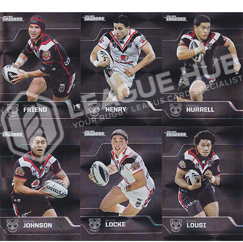 2013 ESP Traders P169-P180 Parallel Team Set New Zealand Warriors