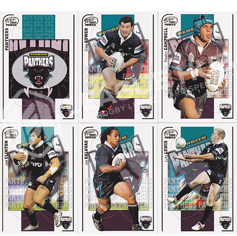 2005 Select Power 111-122 Common Team Set Penrith Panthers