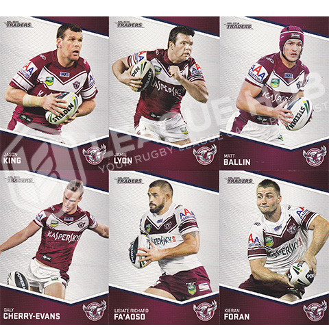 2014 ESP Traders 56-66 Common Team Set Manly Sea Eagles