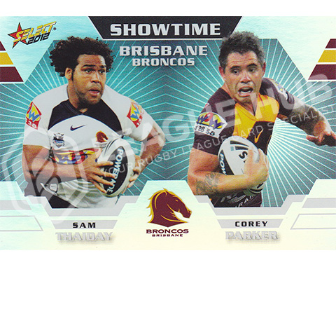 2012 Select Champions ST1 Showtime Brisbane Broncos