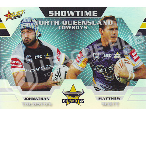 2012 Select Champions ST9 Showtime North Queensland Cowboys