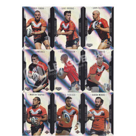 2014 ESP Elite P136-P144 Parallel Team Set Wests Tigers