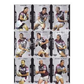 2014 ESP Elite 46-54 Common Team Set Manly Sea Eagles