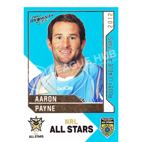 2012 Select Dynasty AS29 NRL All Stars Aaron Payne