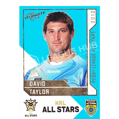 2012 Select Dynasty AS34 NRL All Stars David Taylor
