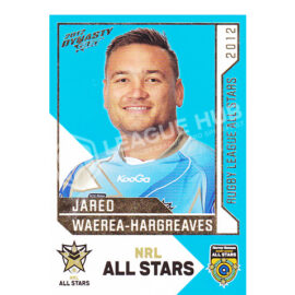 2012 Select Dynasty AS36 NRL All Stars Jared Waerea-Hargreaves