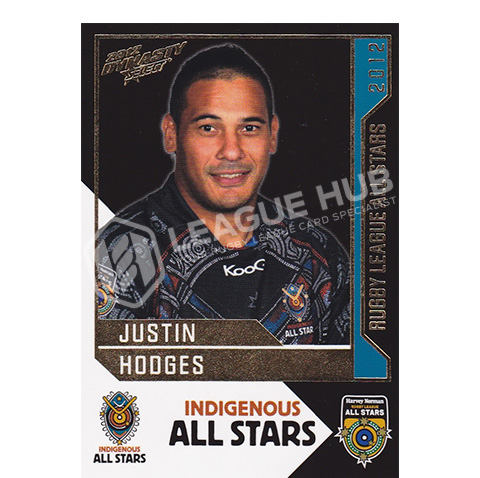 2012 Select Dynasty AS4 Indigenous All Stars Justin Hodges
