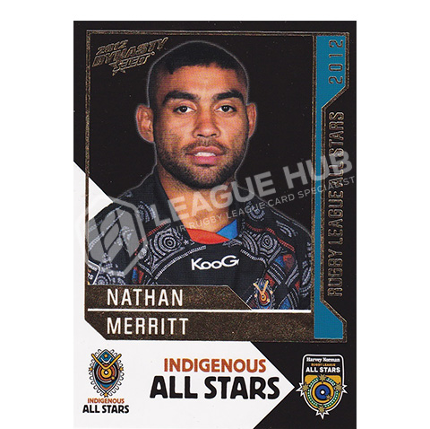 2012 Select Dynasty AS5 Indigenous All Stars Nathan Merritt