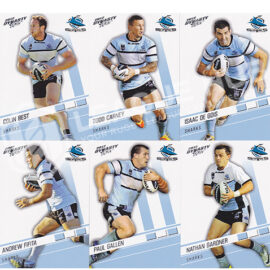 2012 Select Dynasty 41-52 Common Team Set Cronulla Sharks