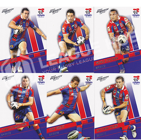 2012 Select Dynasty 89-100 Common Team Set Newcastle Knights