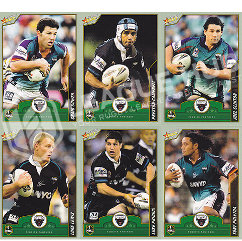 2006 Select Accolade 93-102 Common Team Set Penrith Panthers