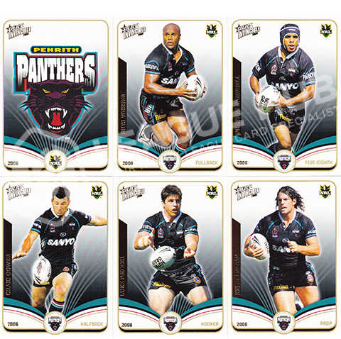 2006 Select Invincible 111-122 Common Team Set Penrith Panthers