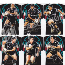 2006 Select Invincible DC55-DC60 Jersey Die Cuts Team Set Penrith Panthers