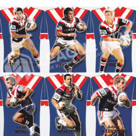 2006 Select Invincible DC73-DC78 Jersey Die Cuts Team Set Sydney Roosters