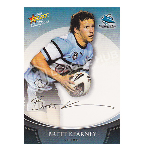 2008 Select Champions FS11 Foil Signature Brett Kearney