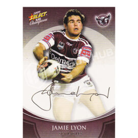 2008 Select Champions FS17 Foil Signature Jamie Lyon