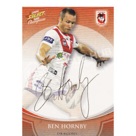 2008 Select Champions FS34 Foil Signature Ben Hornby