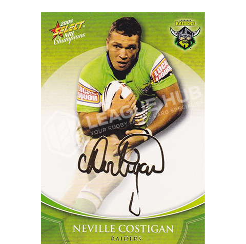 2008 Select Champions FS7 Foil Signature Neville Costigan