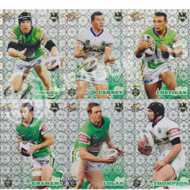 2008 Select Champions HF28-HF39 Holographic Foil Team Set Canberra Raiders