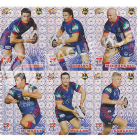 2008 Select Champions HF88-HF99 Holographic Foil Team Set Newcastle Knights