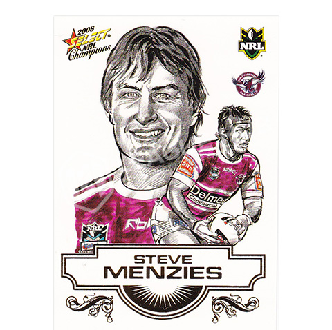 2008 Select Champions SK11 Sketch Card Steve Menzies