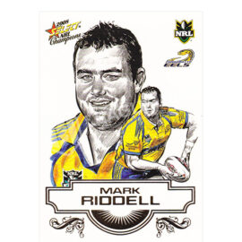 2008 Select Champions SK19 Sketch Card Mark Riddell