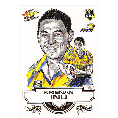 2008 Select Champions SK20 Sketch Card Krisnan Inu