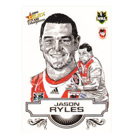2008 Select Champions SK23 Sketch Card Jason Ryles