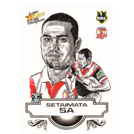 2008 Select Champions SK28 Sketch Card Setaimata Sa