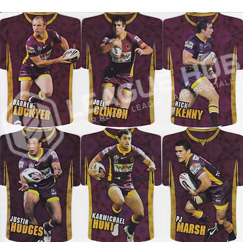 Die Cuts Team Set Brisbane Broncos 