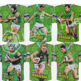 2009 Select Champions JDC28-JDC39 Jersey Die Cuts Team Set Canberra Raiders