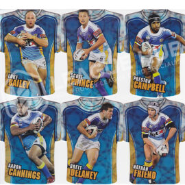 2009 Select Champions JDC52-JDC63 Jersey Die Cuts Team Set Gold Coast Titans