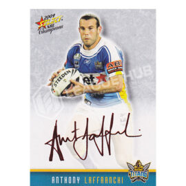 2009 Select Champions FS15 Foil Signature Anthony Laffranchi