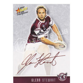 2009 Select Champions FS18 Foil Signature Glenn Stewart