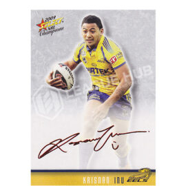 2009 Select Champions FS28 Foil Signature Krisnan Inu
