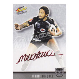 2009 Select Champions FS44 Foil Signature Manu Vatuvei