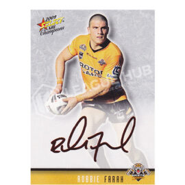 2009 Select Champions FS46 Foil Signature Robbie Farah