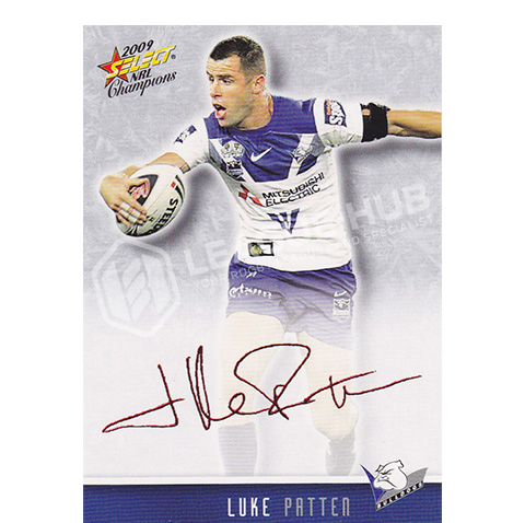 2009 Select Champions FS6 Foil Signature Luke Patten