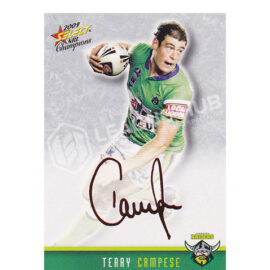 2009 Select Champions FS7 Foil Signature Terry Campese