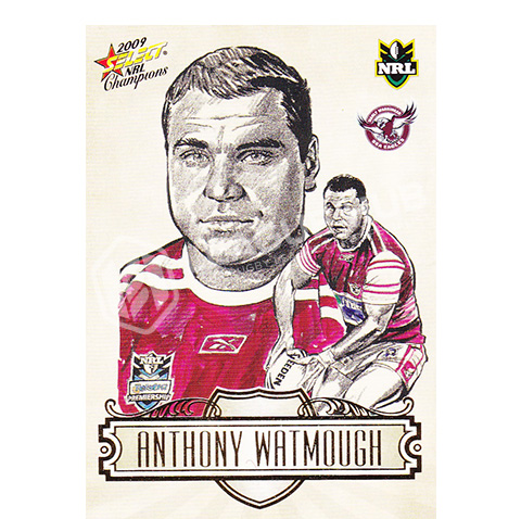 2009 Select Champions SK11 Sketch Card Anthony Watmough