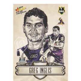 2009 Select Champions SK13 Sketch Card Greg Inglis