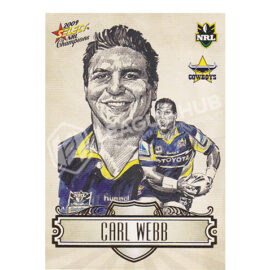2009 Select Champions SK17 Sketch Card Carl Webb