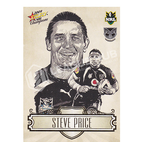2009 Select Champions SK29 Sketch Card Steve Price