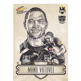 2009 Select Champions SK30 Sketch Card Manu Vatuvei