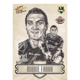 2009 Select Champions SK31 Sketch Card Robbie Farah