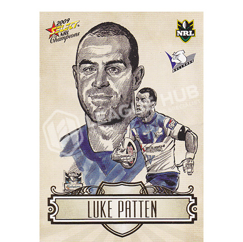 2009 Select Champions SK4 Sketch Card Luke Patten