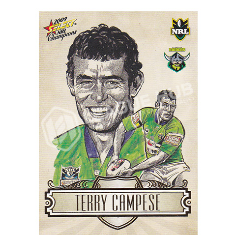 2009 Select Champions SK5 Sketch Card Terry Campese