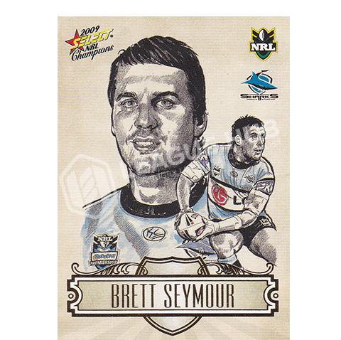 2009 Select Champions SK8 Sketch Card Brett Seymour