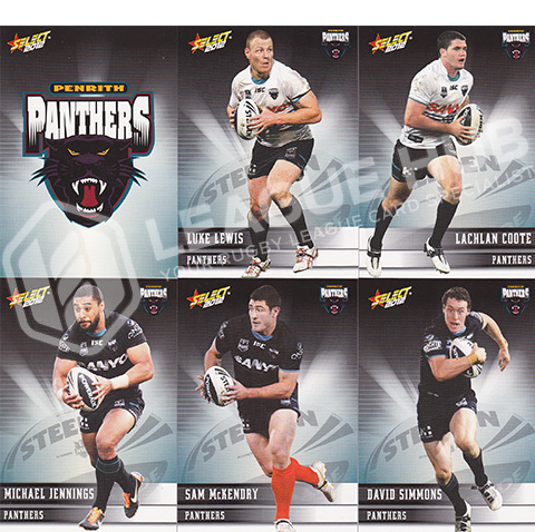 2012 Select Champions 121-132 Common Team Set Penrith Panthers